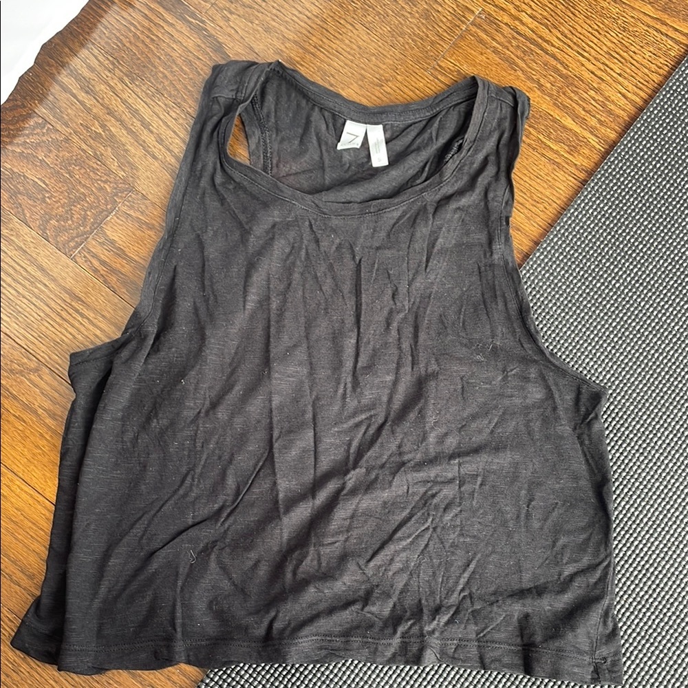 Black Sleeveless Women's crop Top